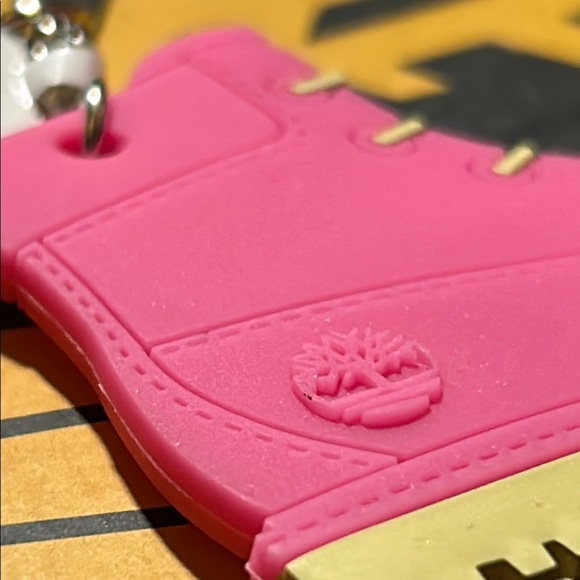 Timberland Pink Boot Keychain - Picture 4 of 4